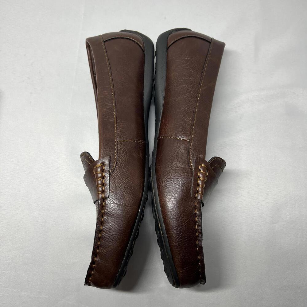 Women's B.O.C. Brown Penny Loafer Moccasin Size 8.5M - Picture 3 of 8